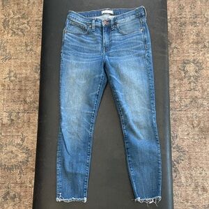 Madewell 9” High-rise Skinny Crop Jeans